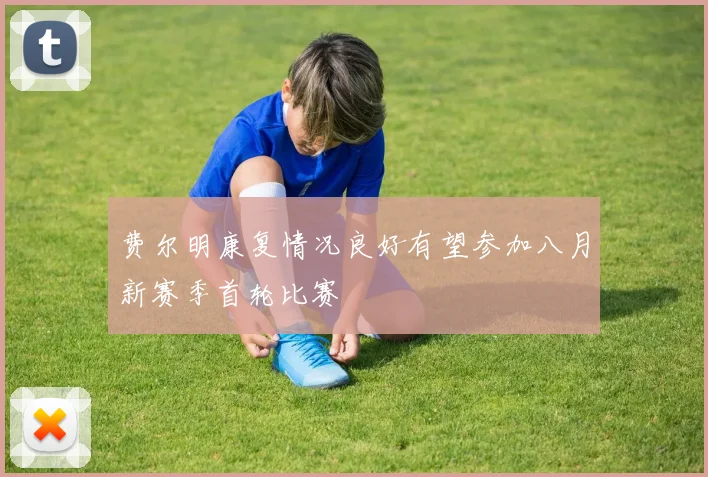 费尔明康复情况良好有望参加八月新赛季首轮比赛
